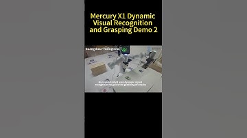 Mercury X1 | Explore the Dynamic Visual Recognition and Grasping (1) #robotics