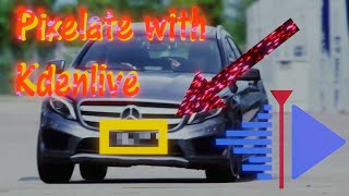 Pixelate a moving video in Kdenlive