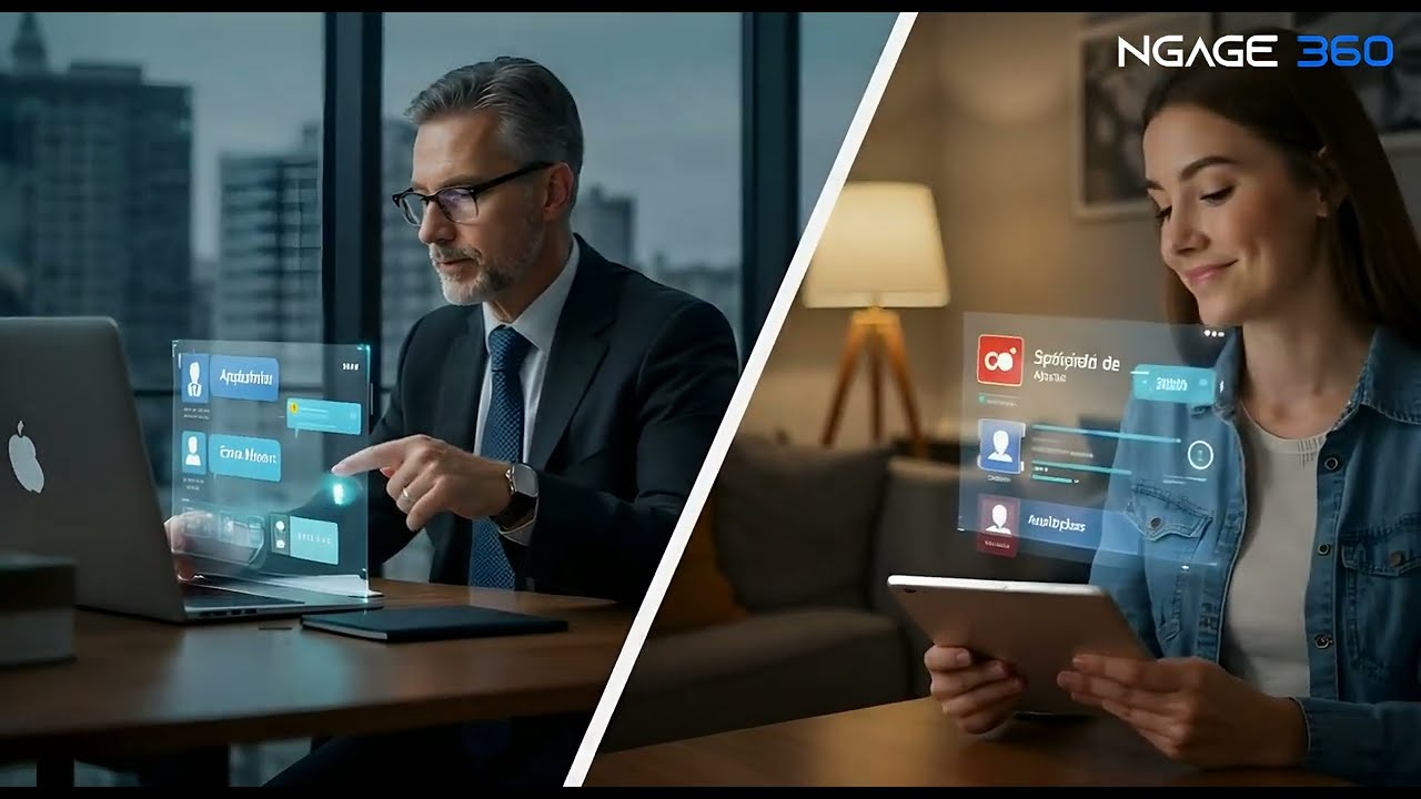 How AI Agents Are Transforming Banking — The NGage 360 Revolution | FHD Video by VideoFactory