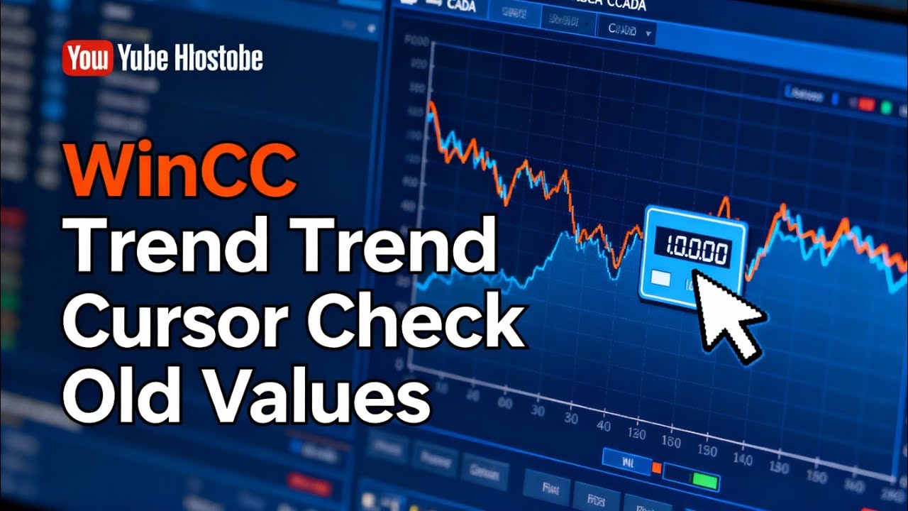 Siemens WinCC SCADA Trend Cursor – Check Old Values in Runtime.WinCC Runtime Professional 