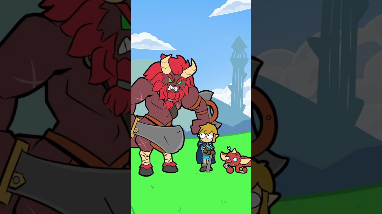 Lynel Encounter BOTW Animation 