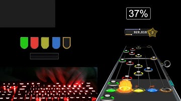 Clone Hero | MEGALDON (Hard) 85% WITH KEYBOARD | (All Taps)