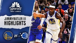 Jimmy Butler Highlight Watch Warriors Forward Score 33 Points In Loss To Magic Nbcsba