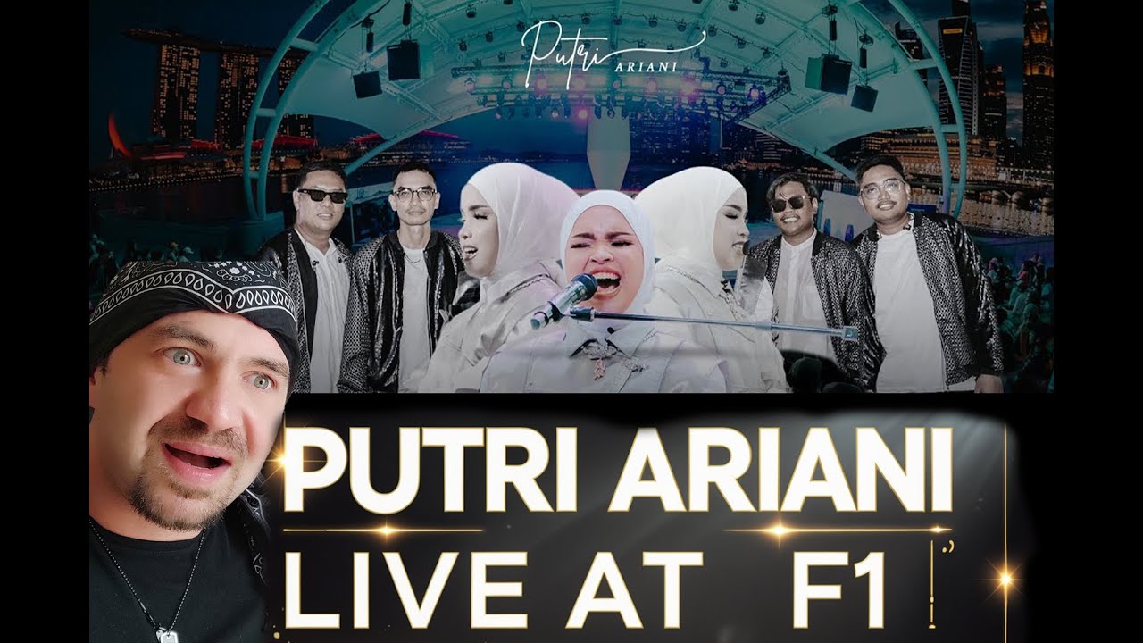 Putri Ariani Sings ‘Crown’ LIVE at F1 Singapore 2025 — A Star Rises (REACTION)