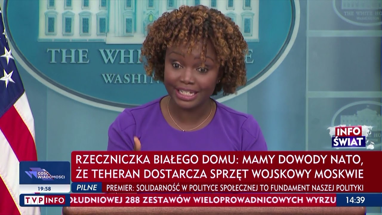 Biały Dom: istnieją liczne dowody na to, że Iran dostarcza Rosji drony atakujące cele w Ukrainie