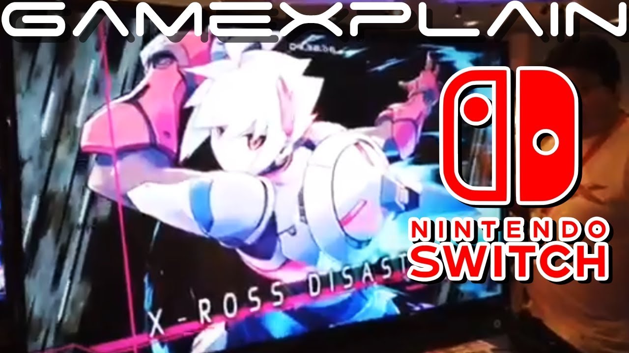 Gunvolt Chronicles: Luminous Avenger iX FIRST GAMEPLAY (Switch - BitSummit 2019) inti creates shantae