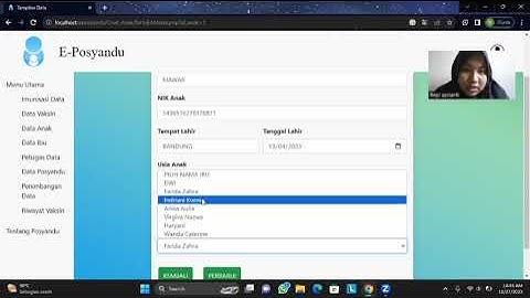 SISTEM INFORMASI POSYANDU BERBASIS WEBSITE