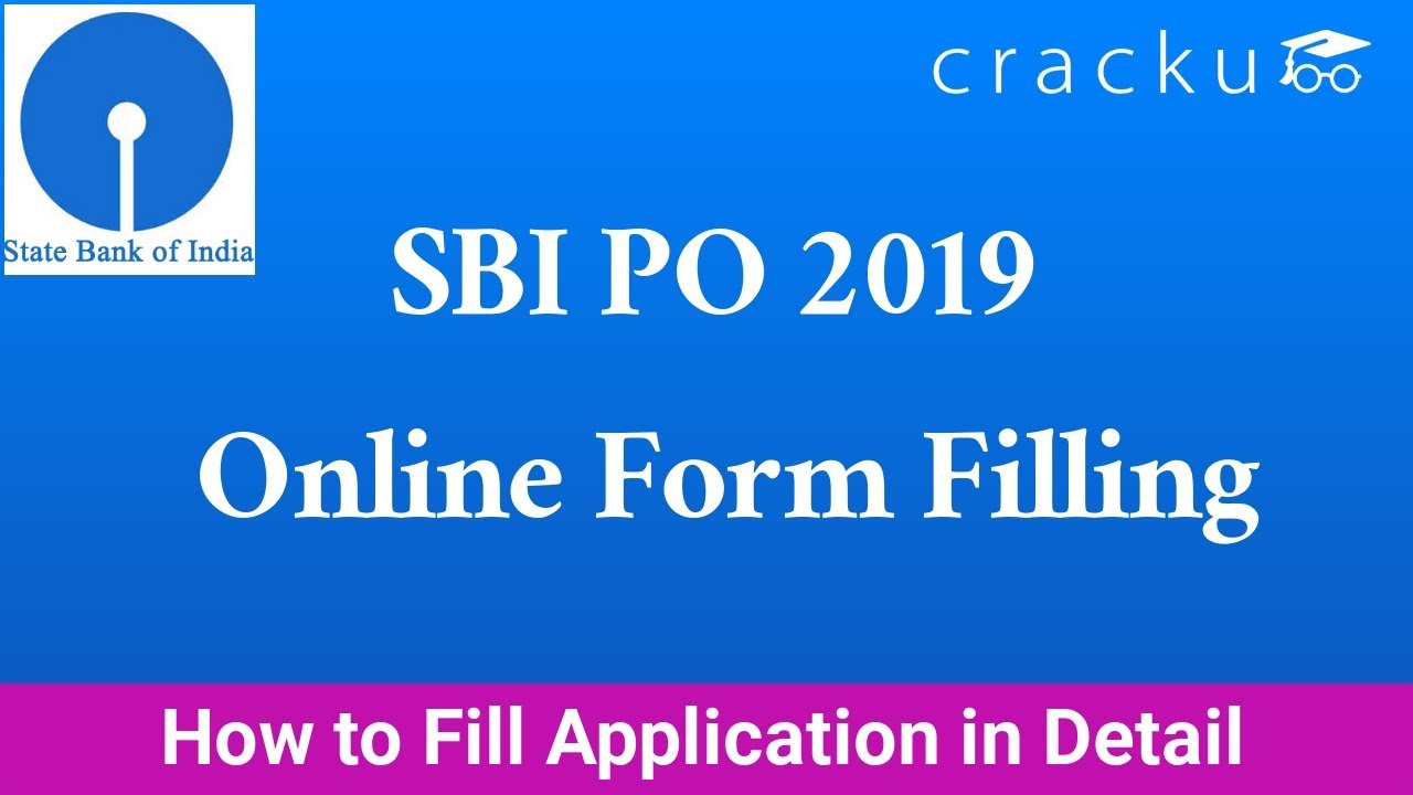 SBI PO Online Form Fill Up 2019 | How To Apply Online For SBI PO