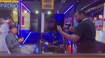 @SaionGupta & @SaiasmiGupta Interview Setup at GITEX Dubai