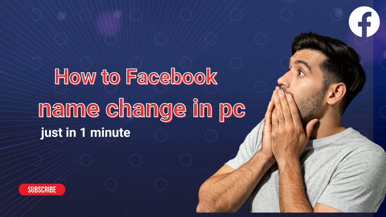 How to change facebook name in pc 2024 YouTube