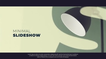 Minimal Slideshow After Effects Templates