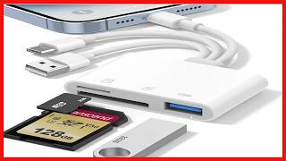 Obcxin 3-in-1 SD Card Reader for iPhone, iPad & Mac – Fast, Portable, and Universal