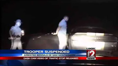 Dash cam of Bengals player traffic stop released, ...