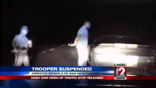Dash cam of Bengals player traffic stop released, trooper suspended