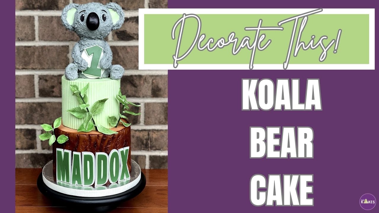 This Koala Bear Cake Was Fun (And A Little Stressful) To Make! YouTube