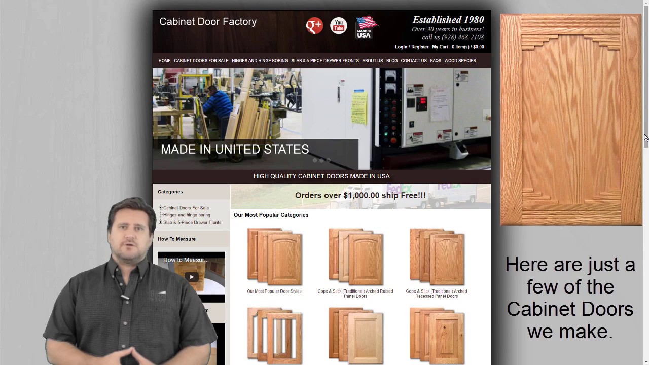 Factory Direct Cheap Cabinet Doors Save Over 50 Youtube