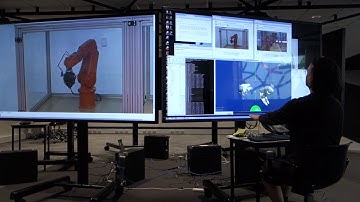 ABB Robot Teleoperation with Leap Motion controller (VXLab / Advanced Manufacturing Preinct)