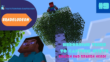 Herobrine tries to capture Steve 9: Squish and Squash Head! {Mine-imator animation}