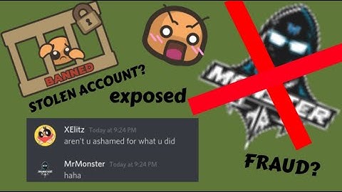MrMonster EXPOSED! Why MrMonster should be banned. MrMonster showing his true colours. Caught in 4k.