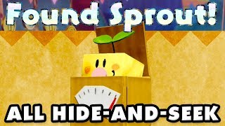 Yoshi's Crafted World - All Sprout Locations! All Hide-and-Seek!