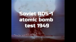Soviet RDS-1 atomic bomb test, 1949 – stock video RDS-1 1949 stock footage,