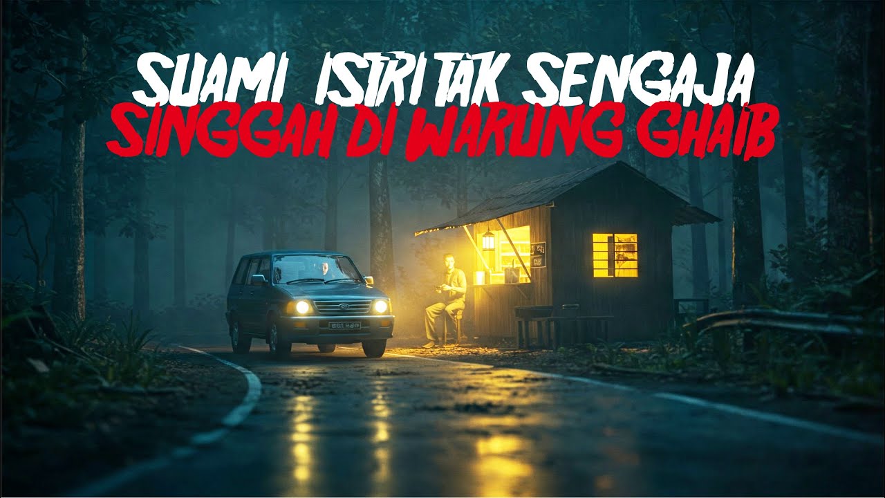 [Kisah Nyata] MENCEKAM! Pasutri Nekat Mampir ke Warung Kopi di Tengah Hutan Jati Malam Hari!