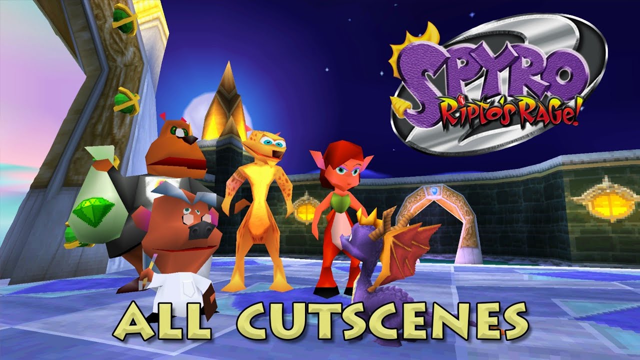 Spyro 2: Ripto's Rage! - All Cutscenes (True Widescreen) - YouTube