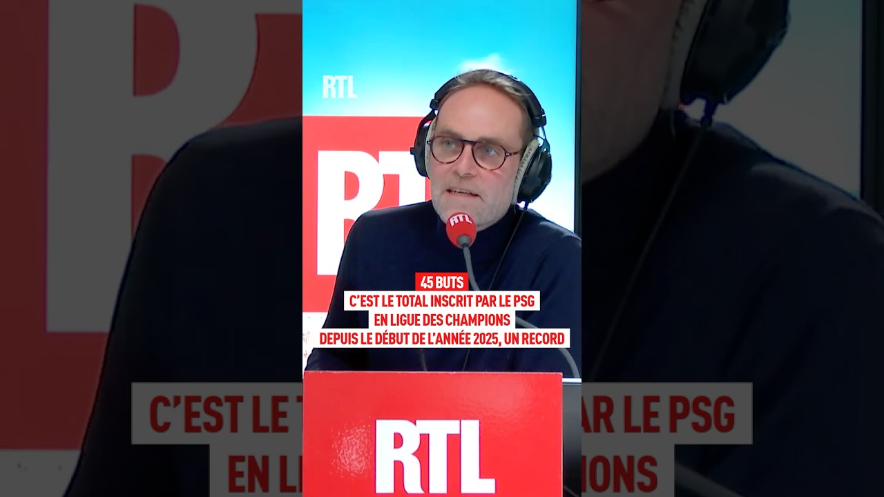 Depuis le début de l’année 2025, le PSG a inscrit 45 buts en Ligue des champions, un record