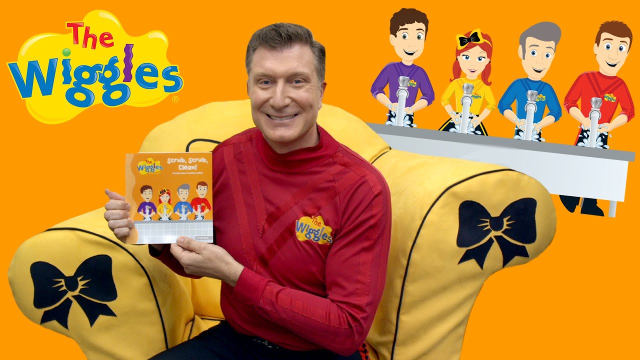 Scrub, Scrub Clean 📚 Read Along 📖 The Wiggles Book Reading - YouTube