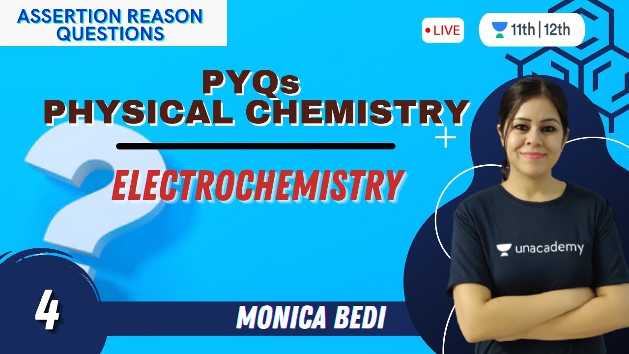 PYQs Physical Chemistry-4 | Electrochemistry | Class 12 Chemistry | Monica Bedi