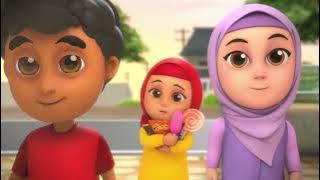 NUSA DAN RARA KARTUN ISLAMI MUROTTAL SURAT AL HUMAZAH 7× METODE UMMI JUZ 30 ATAU JUZ AMMA