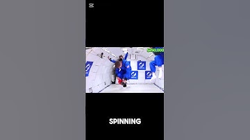 They paid $250,000 to float in zero gravity,but what happens when they bring a leaf blower?