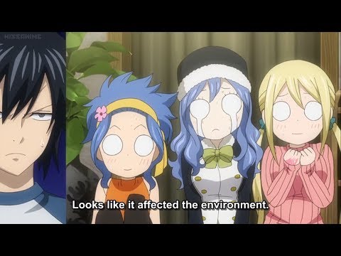 Fairy Tail OVA - Erza commands Gajeel to go nude
