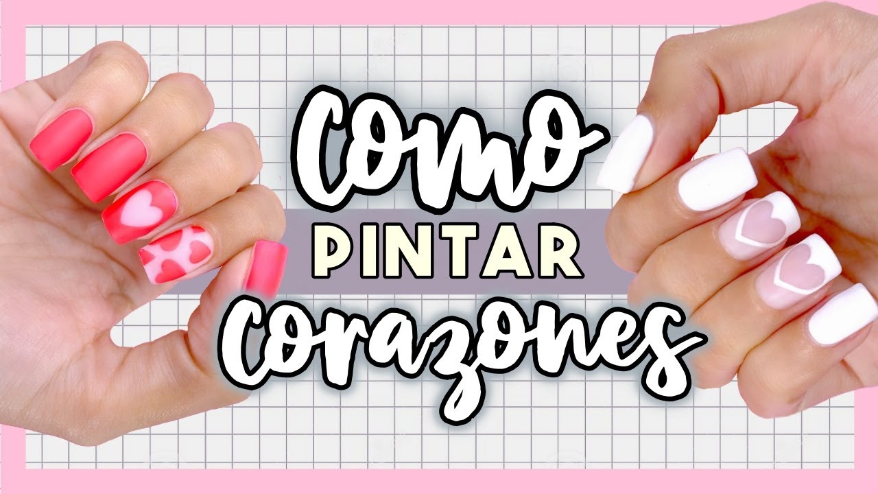 ¡FÁCIL Y SIN STICKERS! ❤️ COMO PINTAR CORAZONES PERFECTOS
