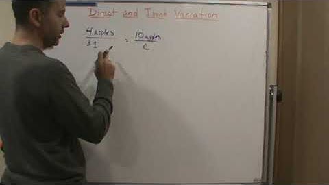 Applied Math   Sec  8 3 Direct Variation   Constant of Proportionality
