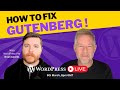 How to fix wordpress gutenberg