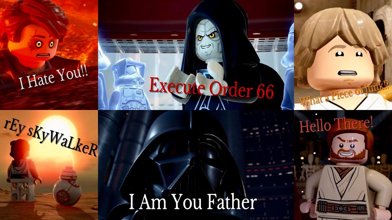 Все культовые реплики и сцены из фильмов LEGO® Star Wars™: The Skywalker Saga (сцена без коммента...