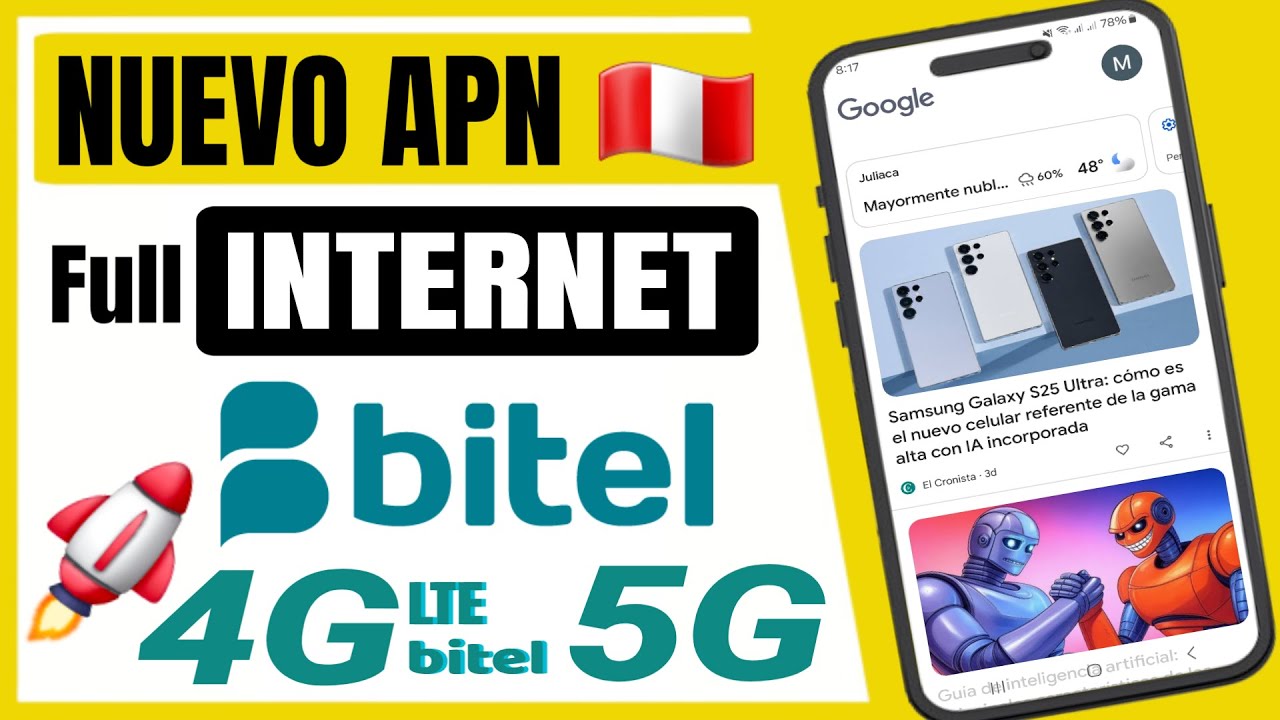 Max Bitel ¿Tu INTERNET BITEL está LENTO? Configura el APN 4G 5G Correctamente ...