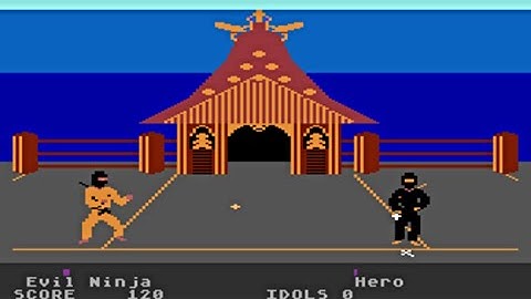 Ninja Intro Atari 800
