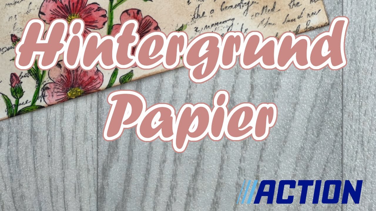 Hintergrund Papier mit Stempeln von Action - YouTube