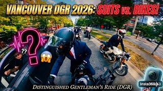 Why were 300  bikers wearing suits in Vancouver? (DGR 2026)
