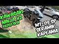 MOTORUMA SERAMİK KAPLAMA YAPTIRDIM. KAWASAKİ NİNJA H2 EGZOZ SESİ \ MOTOVLOG MT-09 SP