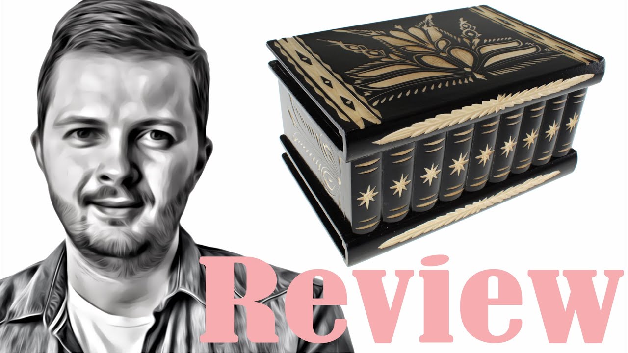 Romanian Puzzle Box - Large Black | Puzzle Boxes / Trick Boxes