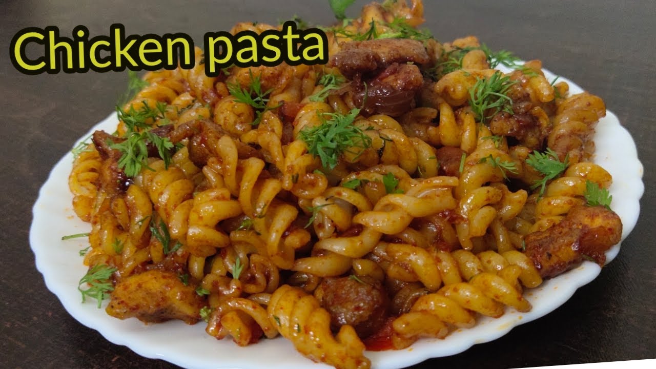 சிக்கன் பாஸ்தா/how to make chicken pasta in tamil/pasta recipe in tamil