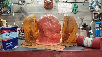 #diy Making A Fiberglass 2 Piece Jacket/Mother MOLD for a SILICONE Mold/ Cobwebs And Candlesticks