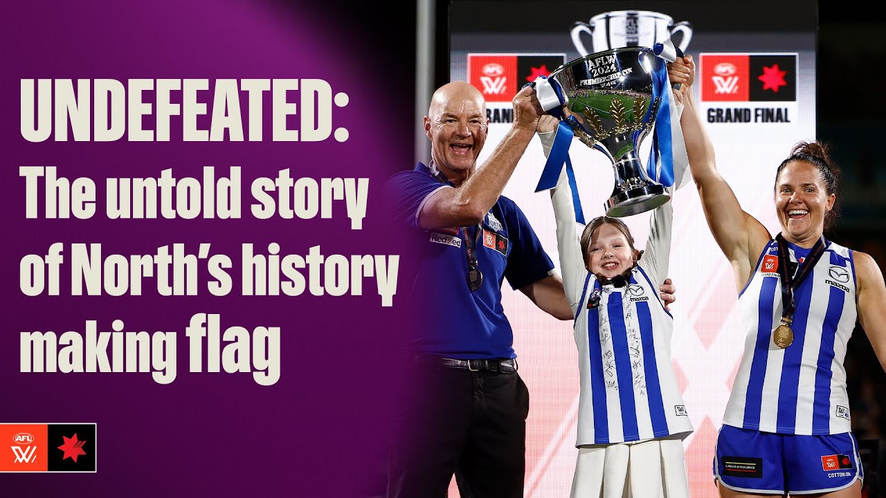 UNDEFEATED: The untold story of North’s history-making flag | AFLW