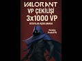 3x1000 VP ÇEKİLİŞİ SON 24 SAAT | CHAMPIONS SET DENİYORUM EFSANEEE !çekiliş #valorant