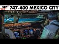 Piloting Air France BOEING 747-400 out of Mexico City