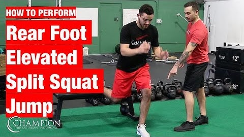 Rear Foot Elevated Split Squat Jump