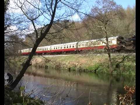 70013 & 44871 on the South Devon Railway